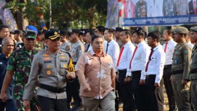 Kapolres Muara Enim Ceks Kesiapan Pasukan Sispamkota