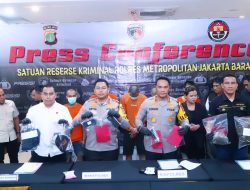 Bersenjata Airsoft Gun, Komplotan Begal Beraksi Di Kebon Jeruk Ditangkap Polisi